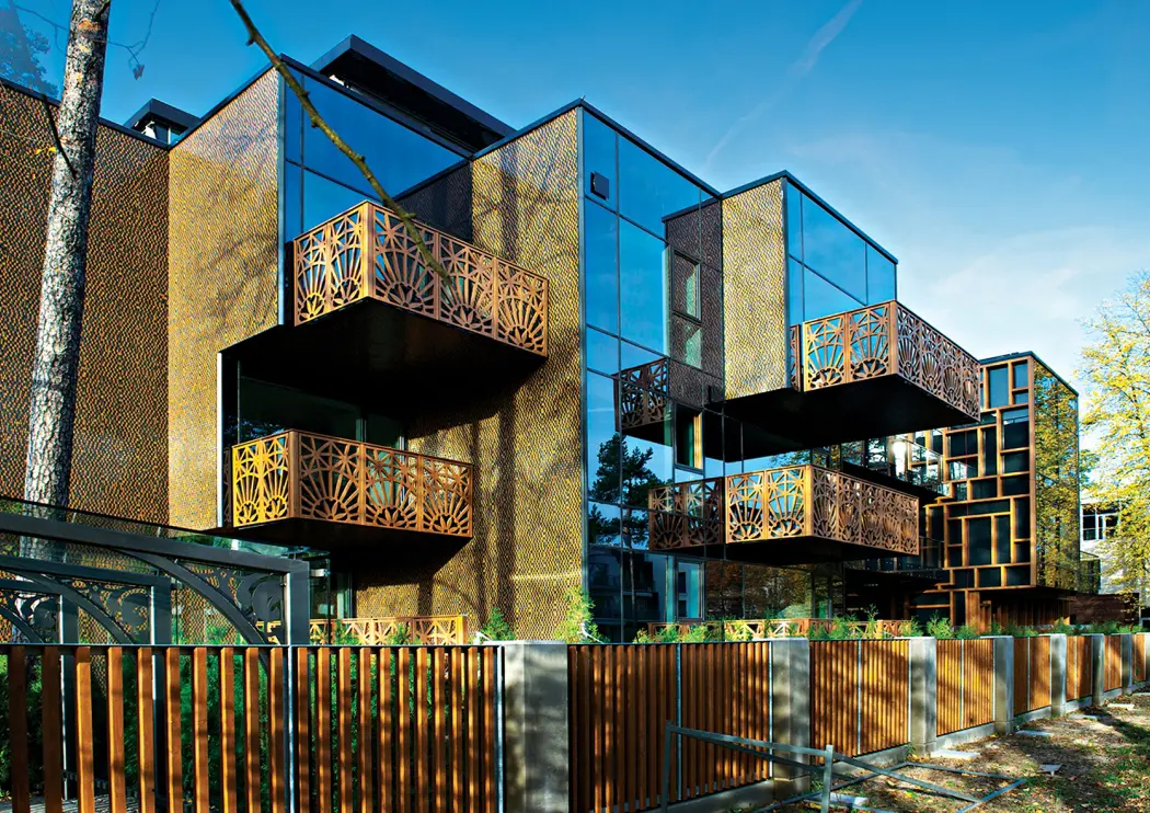 Apartment house in Amsterdam, Netherlands